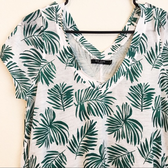 SOLD Max Jeans | Palm Leaf Top - Picture 1 of 2